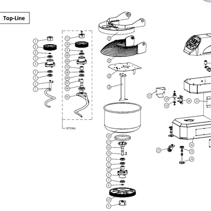 Top/Queen/Classic Spiral Bearing Set